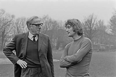 #ad Bernard Joy with Rodney Marsh of Manchester City FC1973 OLD PHOTO AU $9.00