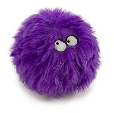 #ad goDog Furballz with Chew Guard Technology Plush Squeaker Dog Toy Small Purple $15.29