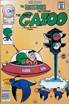 #ad The Great Gazoo #15 Vol 1 1976 Flintstones Charlton Comics Very Fine Range $14.00
