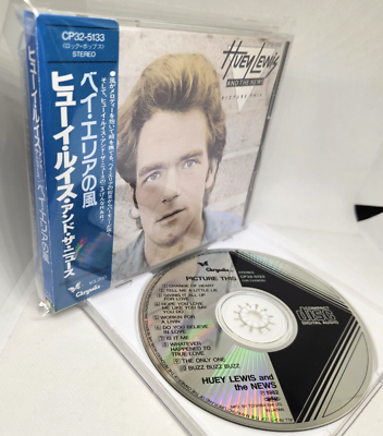 #ad HUEY LEWIS AND THE NEWS Picture This Japan Vintage CD w OBI Black Triangle 1986 $34.19