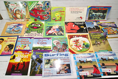 #ad Easy Early Learn to Read Book Lot 22 First Grade Classroom Home School Clifford $21.99