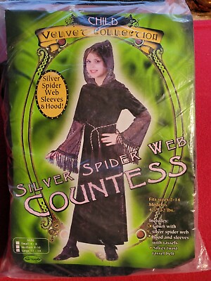 #ad Girls Countess Halloween Costume Size 12 14 $16.49
