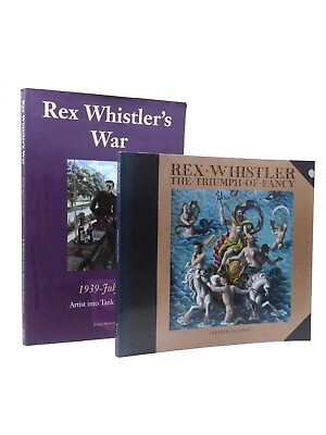 #ad REX WHISTLER 2 books: RW#x27;s War and The Triumph of Fancy 1sts paperback illus GBP 24.00