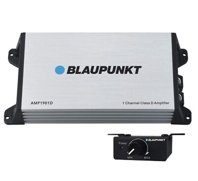 #ad Blaupunkt AMP1901D Class D 1 Channel 2000 Watts Max Power Universal Car Speaker $79.95
