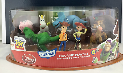 #ad Disney Toy Story Figure Lot 8 pcs Playset Dinosaur Woody $39.99