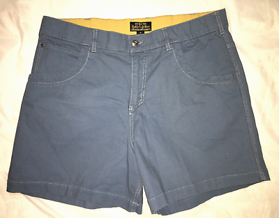 #ad Noble Outfitters Shorts Women#x27;s 18 Slate Blue High Rise 5quot; Tug Free Work Outdoor $12.45