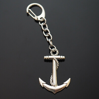 #ad Anchor Boat Ship Sea Ocean Sailor Maritime Key Chain Clip On Bag or Keychain $6.99