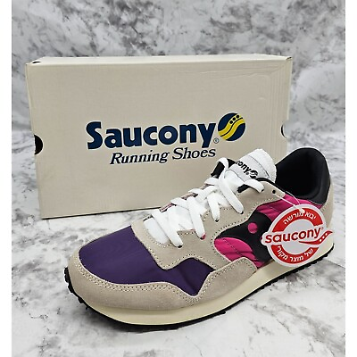 #ad Saucony DXN Trainer Vintage Tan Purple Men#x27;s Running Shoes Size 9 $89.00