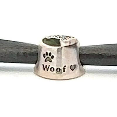 #ad Authentic Pandora ALE Sterling Silver Woof Dog Bowl Charm Bead 185 $24.99
