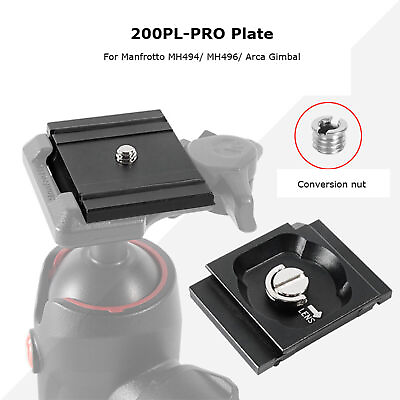 #ad Replacement 200PL PRO Plate Board Part for Manfrotto MH494 MH496 Arca Gimbal $15.32