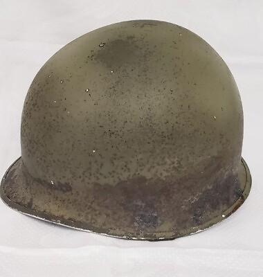 #ad Original Early WWII Army Paratrooper Helmet Pot $180.00