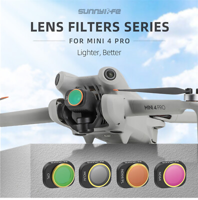#ad Drone Lens Filters CPL Filters ND256 ND64 PL ND32 PL MCUV for DJI Mini 4 Pro $11.49