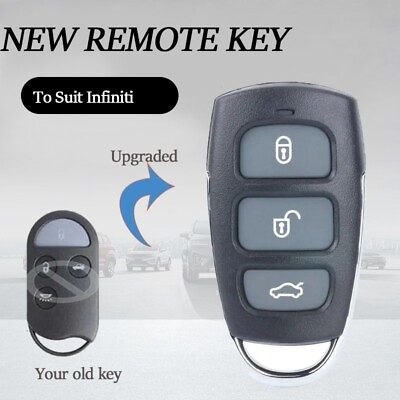 #ad New Car Key Upgraded 4button for 1993 1997 Infiniti G20J30Q45300ZX Remote Fob $18.56