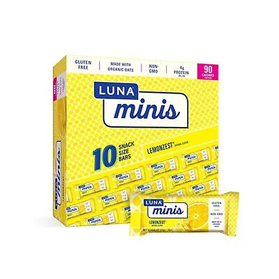 #ad Luna Minis Lemonzest 20 Snack Size Bars $8.00