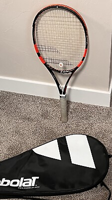 #ad Babolat Pure Strike 100 Tennis Racquet 2: 4 1 4 Excellent Condition Black Case $159.95