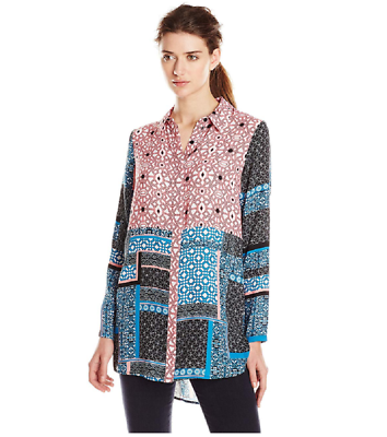 #ad Jessica Simpson Women#x27;s Size Small Haylan Shirtdress Tunic Retail $69.00 $19.99