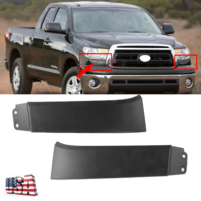 #ad BUMPER GRILLE HEADLIGHT FILLERS TRIM SET FOR 2007 2013 TUNDRA 08 12 SEQUOIA $41.99