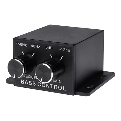 #ad 2X Universal Car Audio Amplifier Bass RCA Level Remote Volume Control Knob9029 AU $25.99