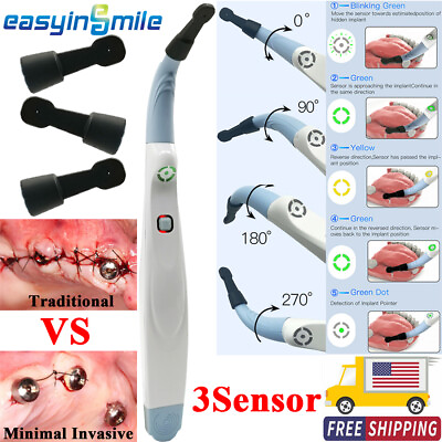 #ad Dental Implants Abutment Spotting Locator Detector 270℃ Rotating Finder 3Sensors $229.08