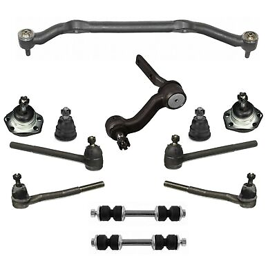 #ad 12Pc Suspension Kit Ball Joints Tie Rod Ends Center Link for Buick Chevy Pontiac $100.63