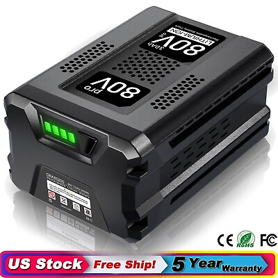#ad 80V 3.0Ah For Greenworks Pro 80V Lithium Ion Battery GBA80200 GBA80250 GBA80300 $93.98