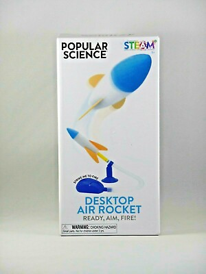 #ad NEW Popular Science Desktop Air Rocket $6.00
