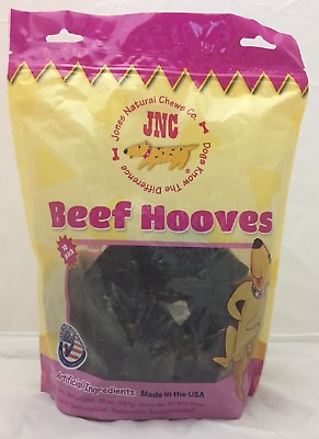 Jones Natural Chews Beef Hooves Dog Chew 10 pack Made in the USA $22.99