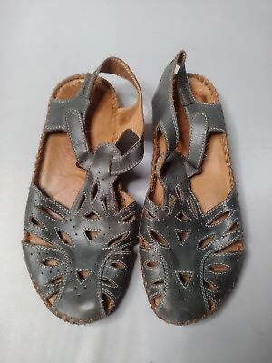 #ad Pikolinos Womens Women#x27;s Sandals Shoes Size 39 Blue Cut Out Comfort MM $31.98