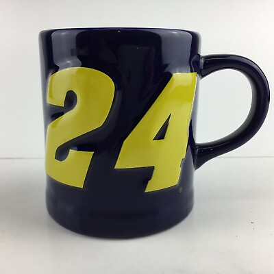 #ad NASCAR Jeff Gordon 24 Coffee Cup Mug 3D Graphic Excellent Condition Stock Car $3.25