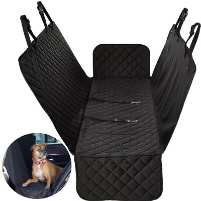 #ad Pet Dog Car Seat Cover Waterproof Hammock Suv Truck Back Rear Protector Mat $26.90