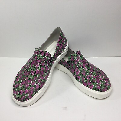 #ad Crocs Citilane Floral Slip On Loafers Womens Size 8 Floral Design Shoes 204623 $26.77
