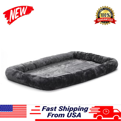 #ad #ad Pet Bed Dog Crate Mat Newborn Young Pets Polyester Soft Comfort Rest Sleep Gray $34.99