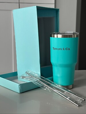 #ad Tiffany Blue Stainless Steel Tumbler TIFFANY amp; Co. Yeti Stanley Cup $99.00