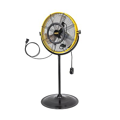 #ad HiCFM 4400 CFM 20 Inch Outdoor Misting Fan Pedestal Standing Base with IP44 E... $158.99