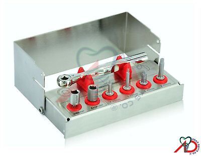 #ad Dental Implant Mini Multi Hex Drivers Kit Long Short Ratchet Adapter Extender CE $49.99