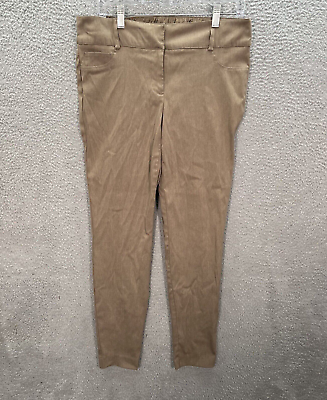 #ad Maurices Pants Womens 11 12 Brown I Am Smart Trouser Classiccore Careerwear $12.65