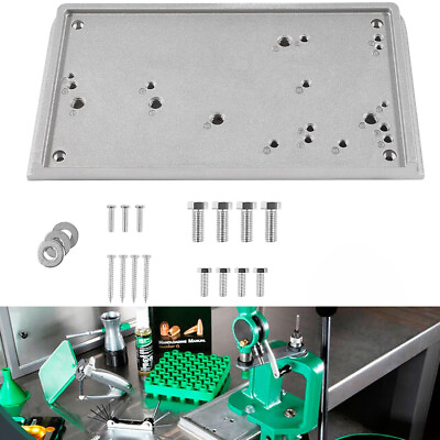#ad 9282 Accessory Base Plate 3 Grey Reloading Bench for RCBS Rock Chucker Supreme $39.90