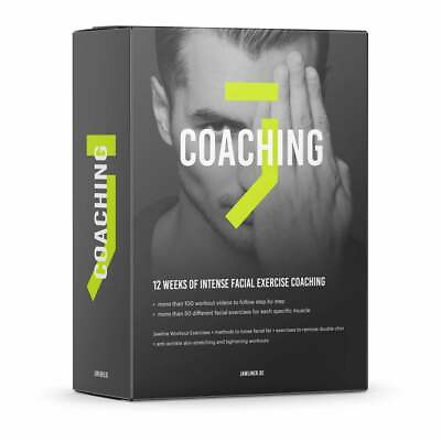 #ad Jawline Transformation Coaching 12 Weeks Digital Jawline Exercise Tools $14.99