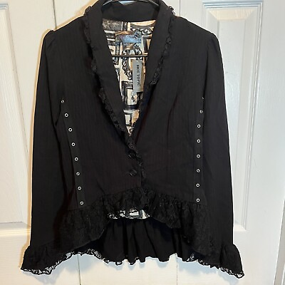 #ad Penny Dreadful Limited Edition Victorian Jacket Black Size Small Gothic $75.00