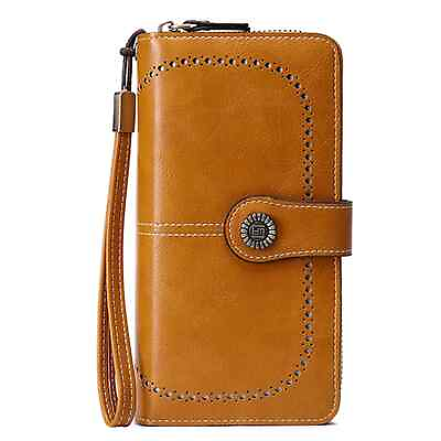 #ad Women Ladies Leather Long Wallet Card Holder Purse Handbag Clutch RFID Blocking $18.97