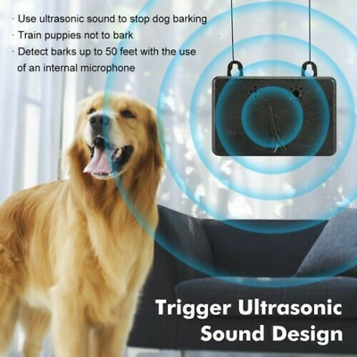 Outdoor Ultrasonic Anti Barking Device Dog Bark Control Sonic Silencer Tools USA $18.99