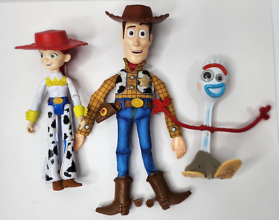 #ad ​Disney Pixar Toy Story Figure Lot Bundle Woody Jessie amp; Forky Read Desc. $41.77