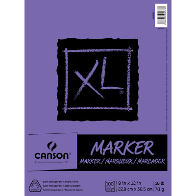 #ad Canson XL Marker Paper Pad 9quot;X12quot; 100 Sheets Part 23336 by Canson Art Supplie $24.36