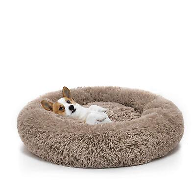 #ad perpets Orthopedic Dog Bed Comfortable Donut Cuddler Round Dog Bed Ultra Soft... $27.70