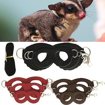 #ad 3x Sugar Glider Outdoor Harness Traction Rope Hamster Squirrel Chest Strap $8.18
