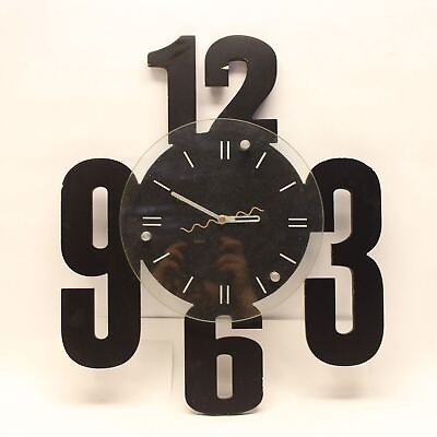 #ad Home Decor Large Hour Shape Wall Clock $19.99