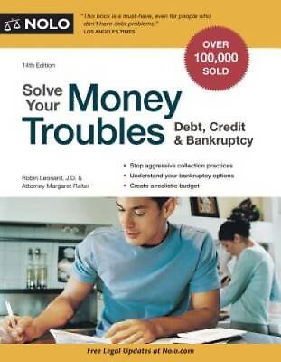#ad Solve Your Money Troubles: Debt Credit Bankruptcy Paperback GOOD $4.57