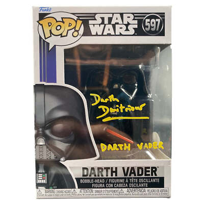 #ad Dmitrious Bistrevsky Signed Funko POP Star Wars Darth Vader #597 Autographed JSA $149.99
