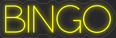 #ad Bingo Yellow 24x8 inches Neon LED Sign Decor Wall Lights Brighten Up Store $215.99