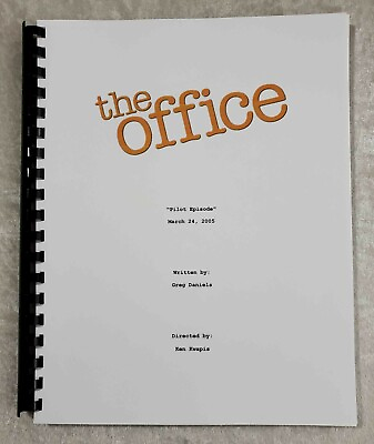#ad The Office Full TV Episode Script 2005 quot;Pilotquot; Episode Steve Carell $21.99